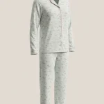 بيجامة كم زراير عصفورة K600